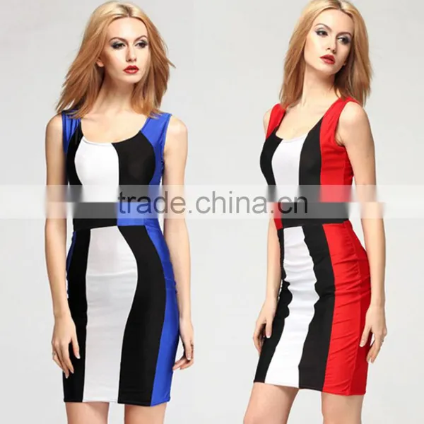 New Fashion Ladies Dress Sleeveless Casual Dress Ladies Evening Dress photo-2