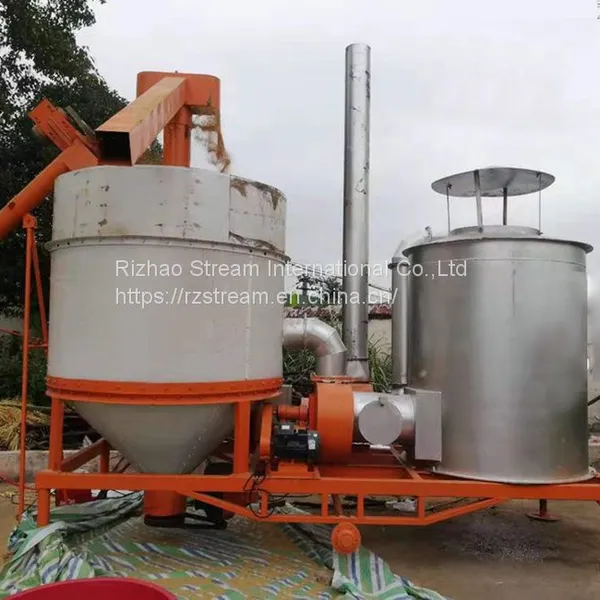 Mobile Grain Silo-bin Dryer With Husk as Fuel photo-2