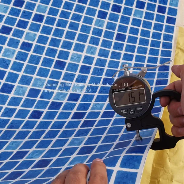 Pool Liner Accessories Pool Swimming Equipment Liner Protection Blue Vinyl Swimming Pool PVC Liner photo-5