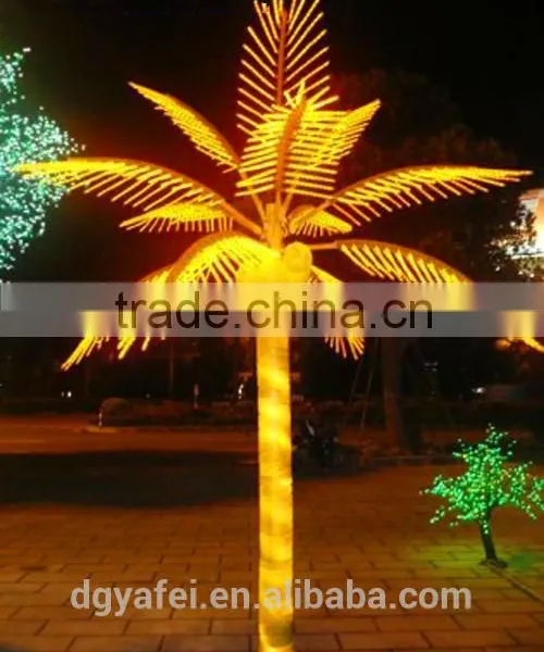 2015 YF Outdoor & Indoor Cheap Products LED Artificial Plastic Palm Tree Lighted Trees Wholesale photo-6