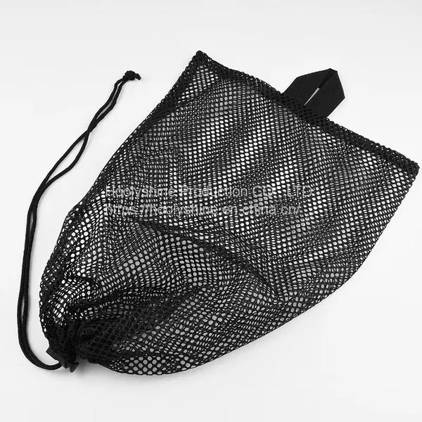 Customized Drawstring Mesh Bag Washable Mesh Bag Storage Bag Reusable Drawstring Bag photo-2