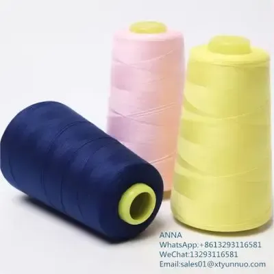 Sewing Thread 42S/2 22S/2 16S/2 100% Polyester For Machine Embroidery photo-4