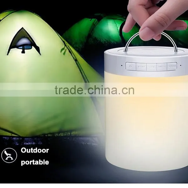 LED Light Table Lamp Nightlight With Bluetooth Speaker, Bedroom Music Nightlight Supplier's Choice photo-4