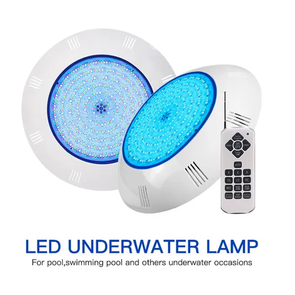 High Quality IP68 Waterproof Resin Filled 18W/24W/30W/35W/42W RGB Remote LED Underwater Swimming Pool Light