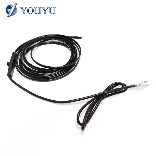 New Deicing Gutter Installation Linear Self Regulating Pipe Heating Cable 220V Heat Trace Electric Cable Line photo-5