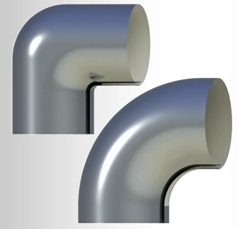 Metal Cladding Pipe Insulation Elbow Cladding With Smooth Surface Good Appearance photo-4
