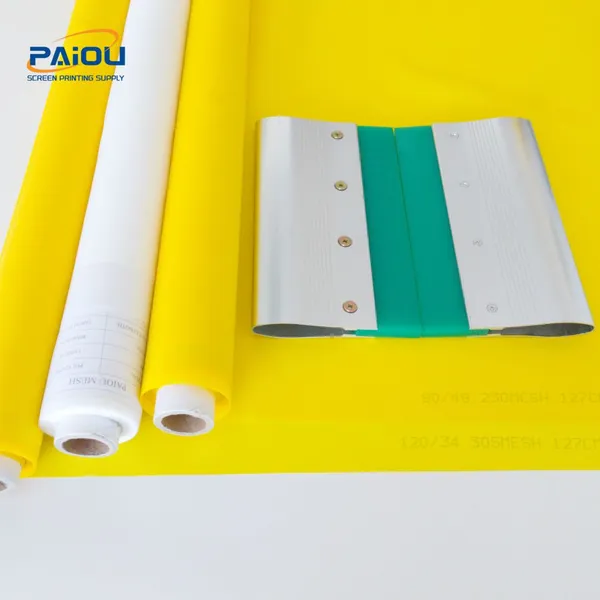 Dpp Polyester Mesh Screen Printing Mesh 165 Width White and Yellow photo-3