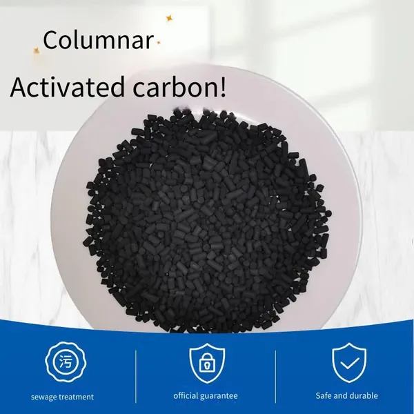 Black Cylindrical Coal-based Columnar Activated Carbon, High Iodine Value for Organic Waste Gas Adsorption, Used in Factory Sewage Treatment photo-3