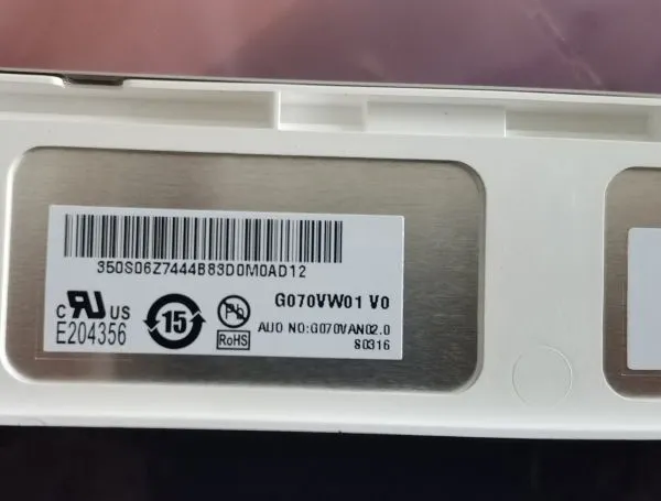 G070VW01 V0 AU Optra 7-inch Industrial Display, KY Display AUO photo-5