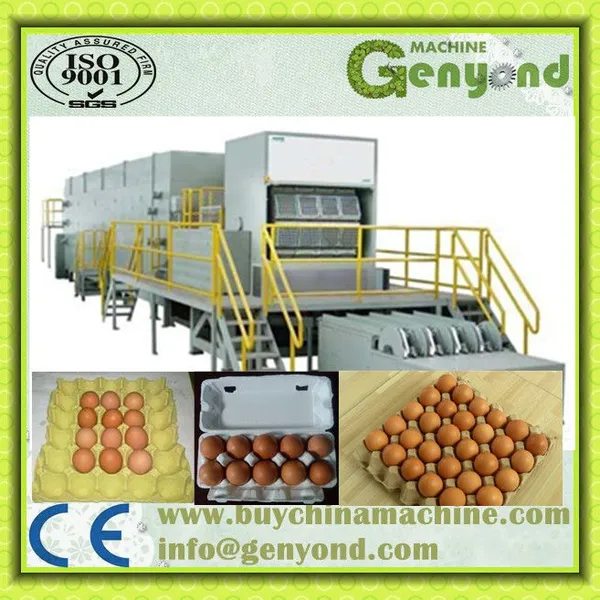 Semi Automatic Egg Tray Making Production Line / Paper Pulp Fruit Tray Machine photo-3