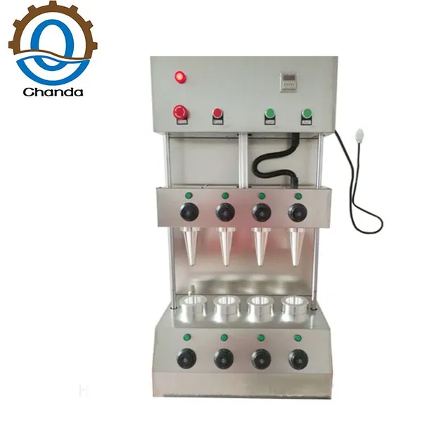 MO-QDMECH Automatic Pizza Cone Making Machine MH084 Stainless Steel 4 Cones Per Time Commercial Pizza Machine photo-2