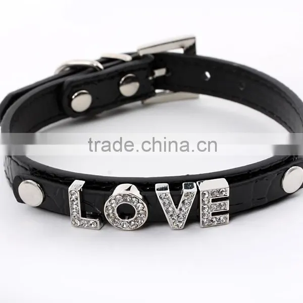 Manufacturer Selling Pet Supplies Crocodile Grain Can Diy Dog Name Dog Collars photo-6