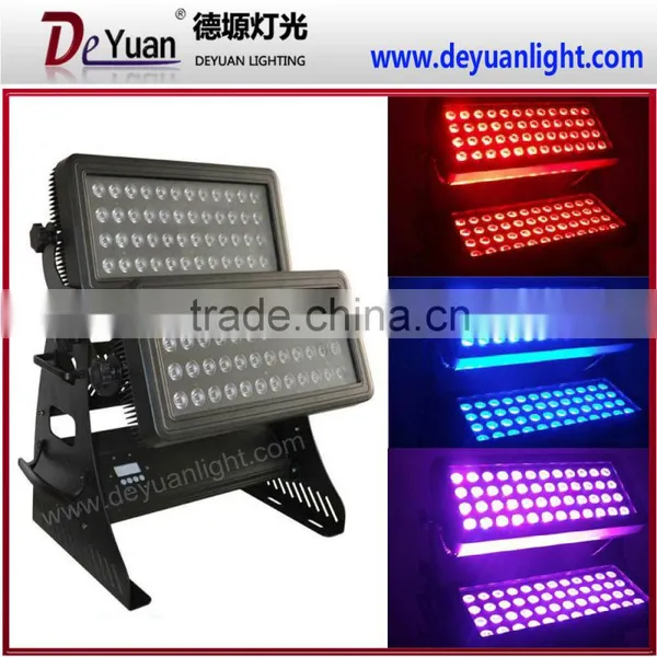 Professional Outdoor Led Lights 96x10W RGBWA 5 In1 Led Wall Washer City Color Light