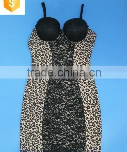 Women Hot Sell Shapewear, Fashion Leopard Pattern Lace Corset photo-5