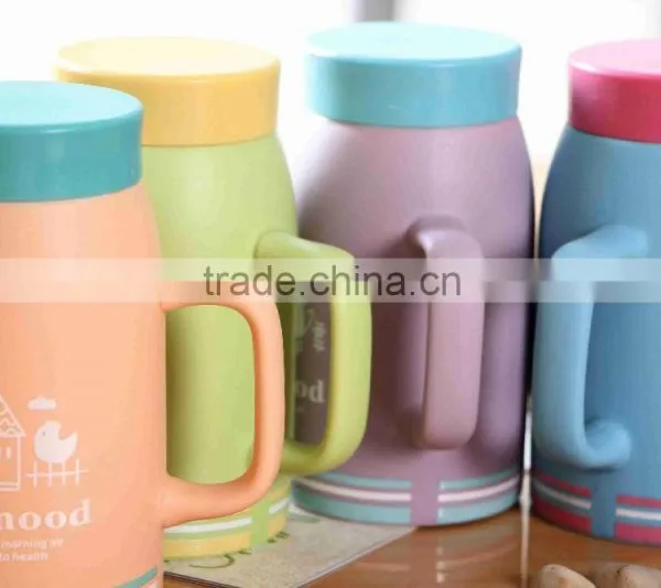 "Pinsun"ceramic Mug With Lid photo-4