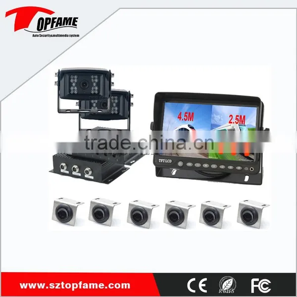 10.1inch HD Digital LED Monitor Display Car Backup Radar Sensor System photo-2