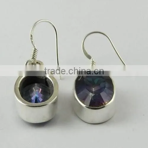 Tidal Wave ! Mystic Topaz 925 Sterling Silver Earring, Online Silver Jewelry, Handmade Silver Jewelry photo-5