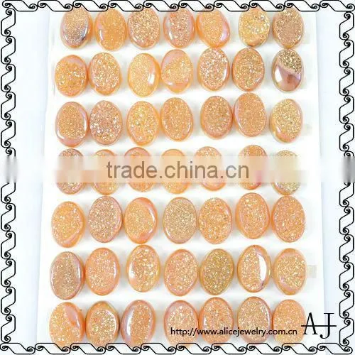 Colored Semi Precious Window Drusy Stone For Wholesale