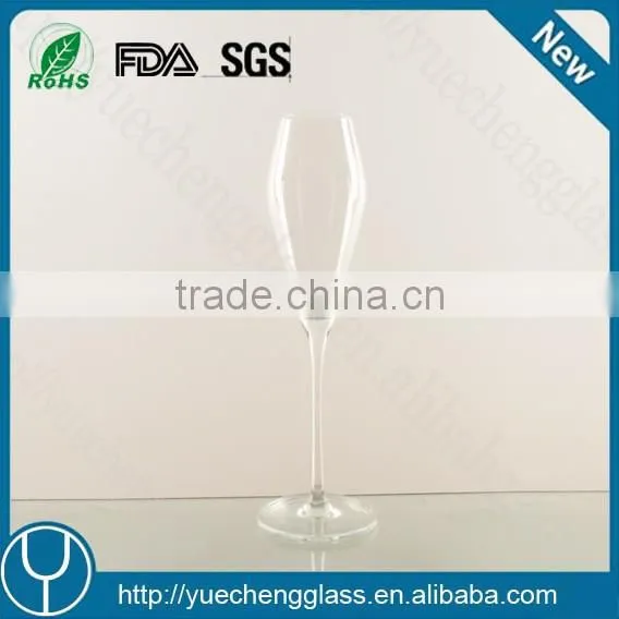 2015 New Design Promotional Handmade Liquid Bulk Crystal Wine Glass