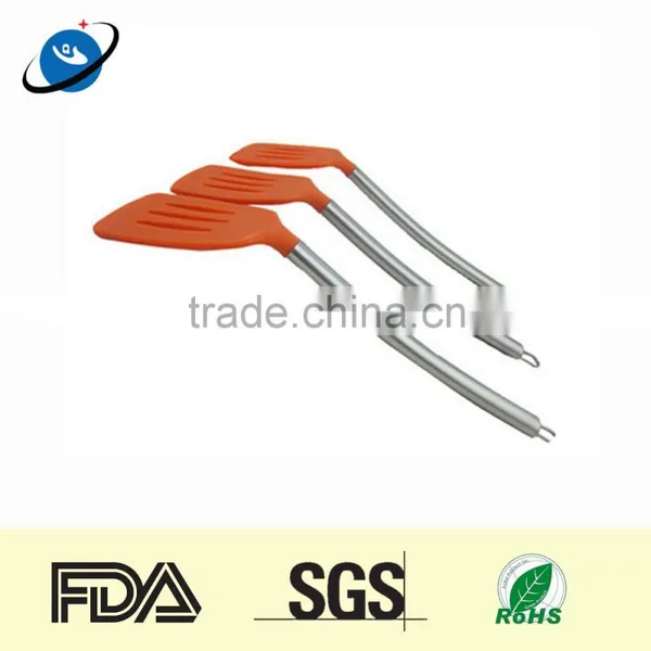 Silicone Cooking Tools With Stainless Steel Handle Spatula photo-3