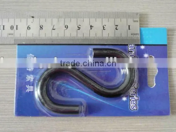 Black Metal Spray-paint S Hook, Metal S Hook (80mm Long) in Rigging Hardware China Factory photo-6