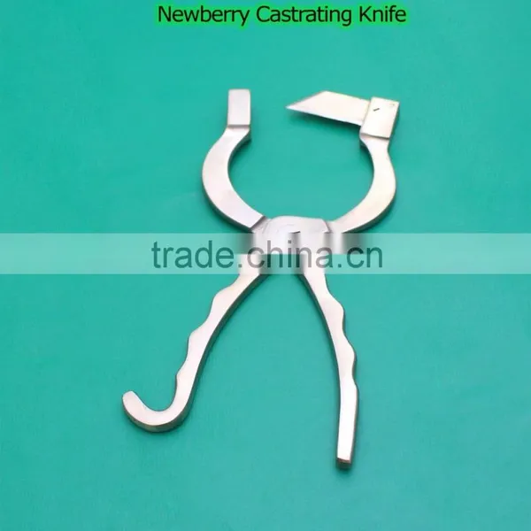 Newberry Castrating Knife Castrate Cattle Bulls VETERINARY INSTRUMENTS