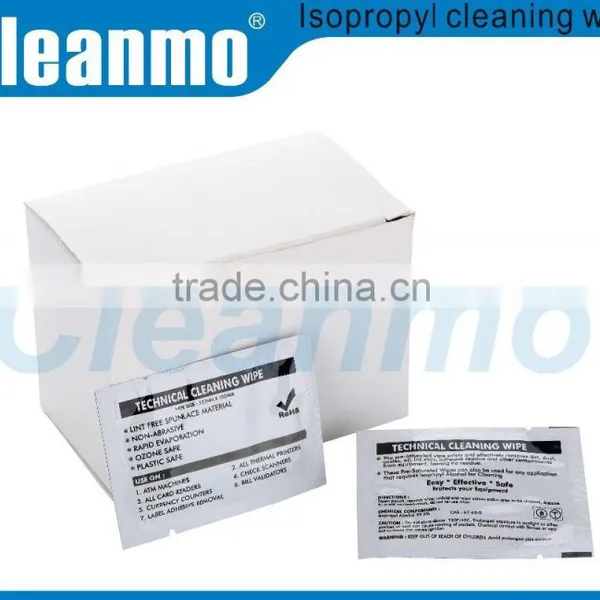 5''*6'' 99.9% Isopropyl Wipes Technical Cleaning Lint Free for Print Head photo-2