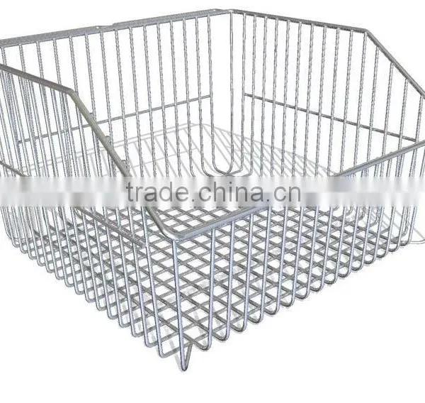 Chrome Wall Panel Wire Mesh Basket for Hospital Use photo-4