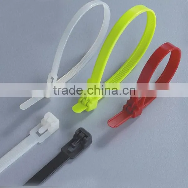 Movable Adjustable Noose Nylon Plastic Cable Ties CE ROHS Certificated Nylon Cable Tie photo-2