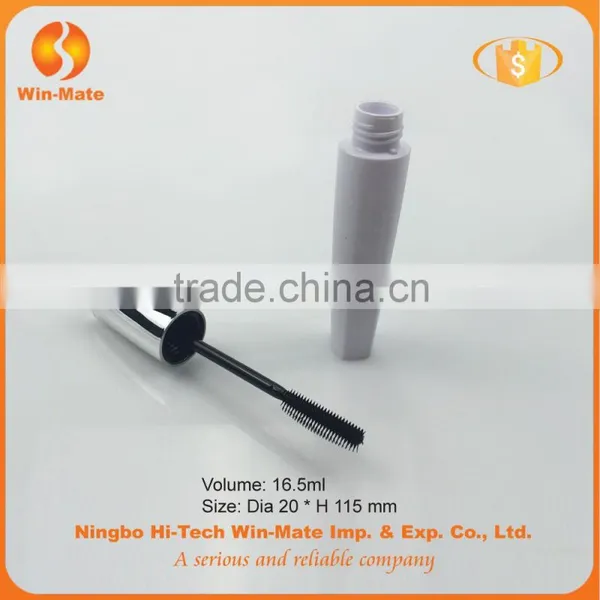 Hot-selling White 16.6ml AS Mascara Container With Brush photo-2