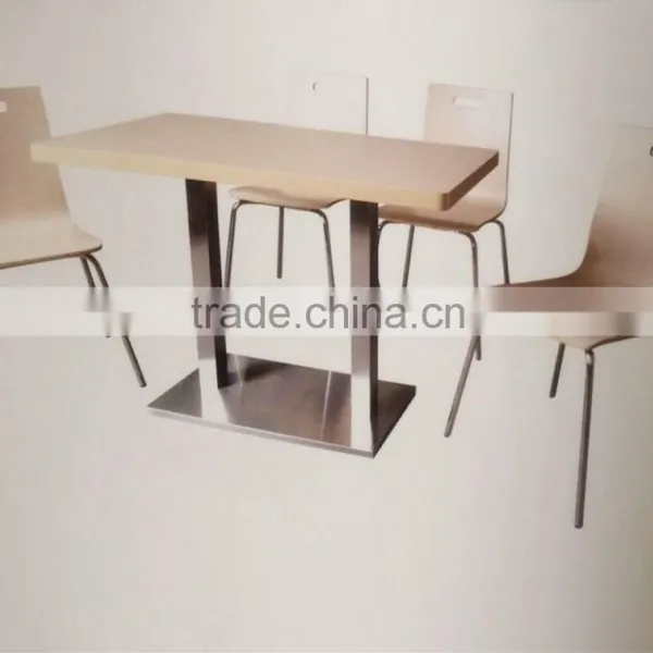 Metal Frame Fastfood Dining Seats & Table photo-2