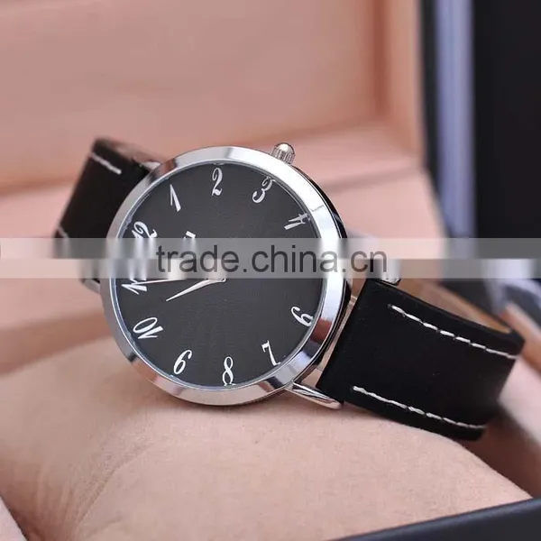 Classic Leather Band Men Watch Relojes photo-3