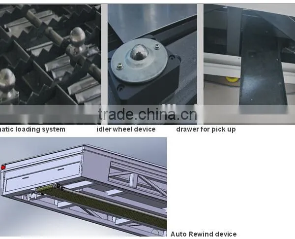 CNC Yag Laser Cutting Steel Machine With CE Certification G6080 photo-5