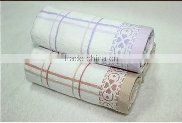 Printed Dyed 100% Cotton Light Color Satin Towel photo-3