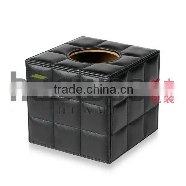 Factory Direct Sale Sheepskin Grain Tissue Box photo-2