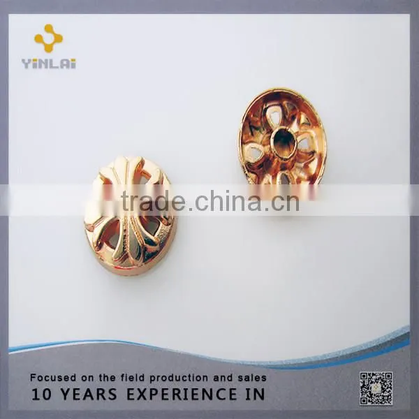 Flower Top Part Bag Hardware Rivet Decoration photo-4