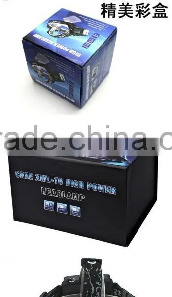 High Power Rechargeable Aluminum Led Zoom Function Headlamp Headlight photo-4