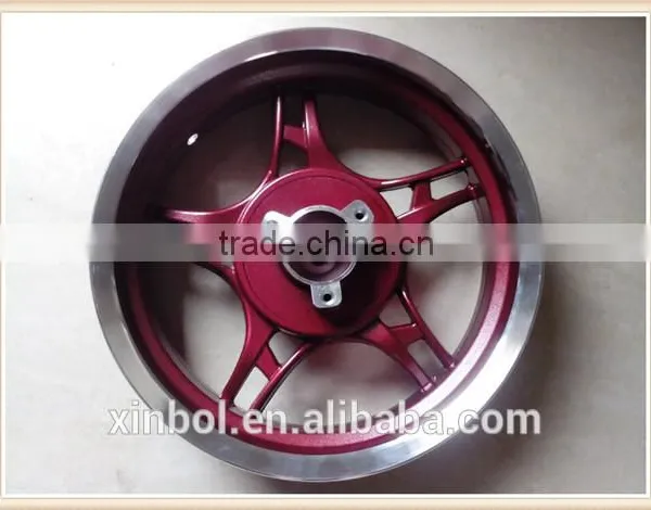 13 Inch Motorcycle Alloy Wheel, Rear Wheel in Red