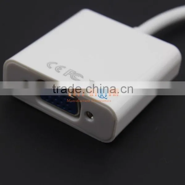 Fashion Thunderbolt Mini Display Port DP to VGA Cable For IMAC Macbook Air Pro New Arrival photo-3