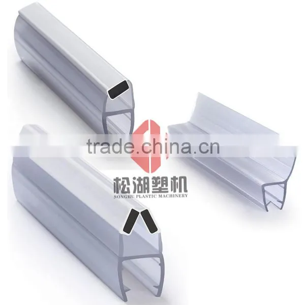PVC Door Magnetic Water Preventing Bar Extrusion Line photo-3