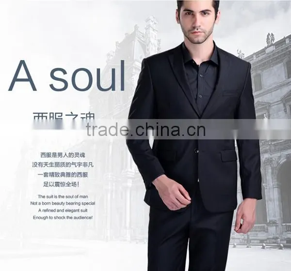 New Style Men's Blazer Fashion Black Suit Coat for Men photo-5