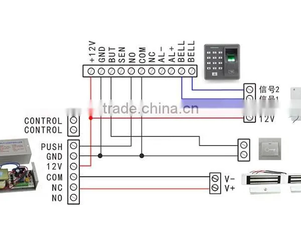 Access Control System Zinc Alloy 12V 180 KG Security Double Magnetic Card Lock photo-4