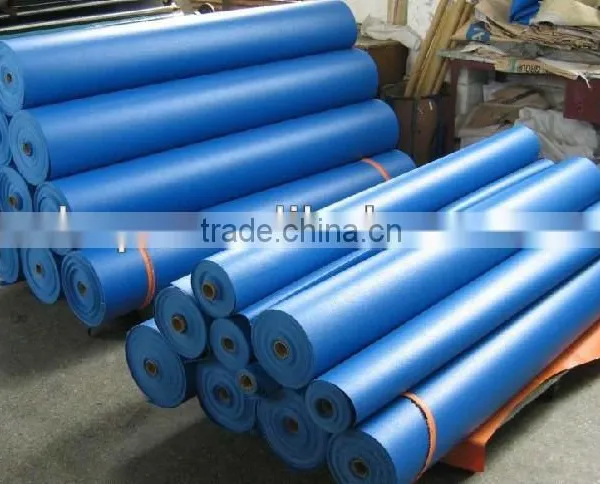 PVC Coated Tarpaulin 1000x1000D 20x20 650g Red photo-3