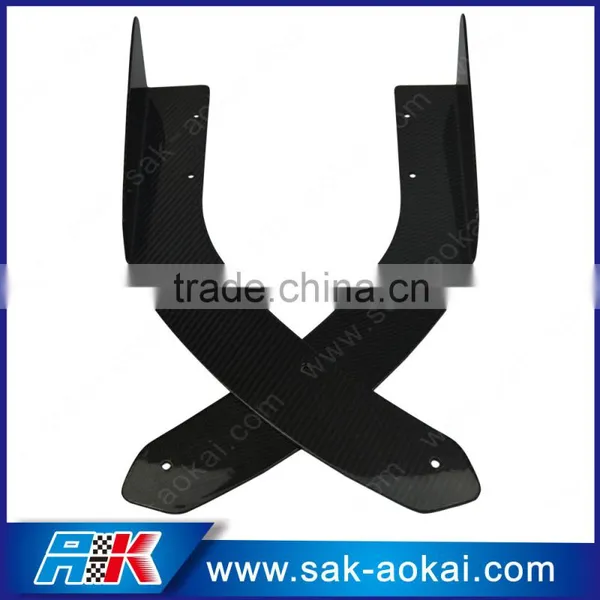 Real Carbon Fiber Universal Using Front Bumper Canard photo-4