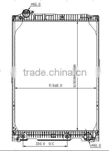 Mercedes Benz Truck Parts Mercedes Benz Spare Parts Radiator