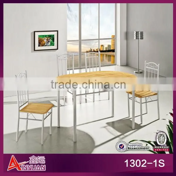 1302-1S High Quality East Asia Simple Trestle Salvaged Wood Dining Table