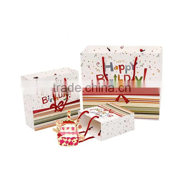 High Quality Cotton Handle Fancy Printed Paper Gift Bag photo-5