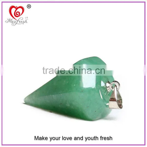 Fashion Pendant Necklace Customized Gemstone Beads New Elegant Natural Rock Crystal Cone-Shaped Pendants, Semi Precious Pendants photo-3