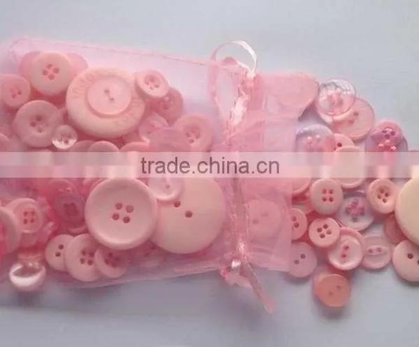 Assorted Sizes Pink Buttons for Kids Handicraft Making and Decoration photo-3