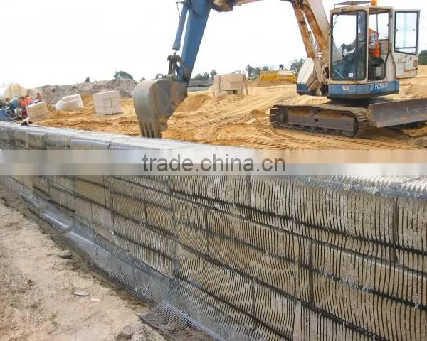 100kn/m Hdpe Uniaxial Reinforcement Fiberglass Geogrid photo-6